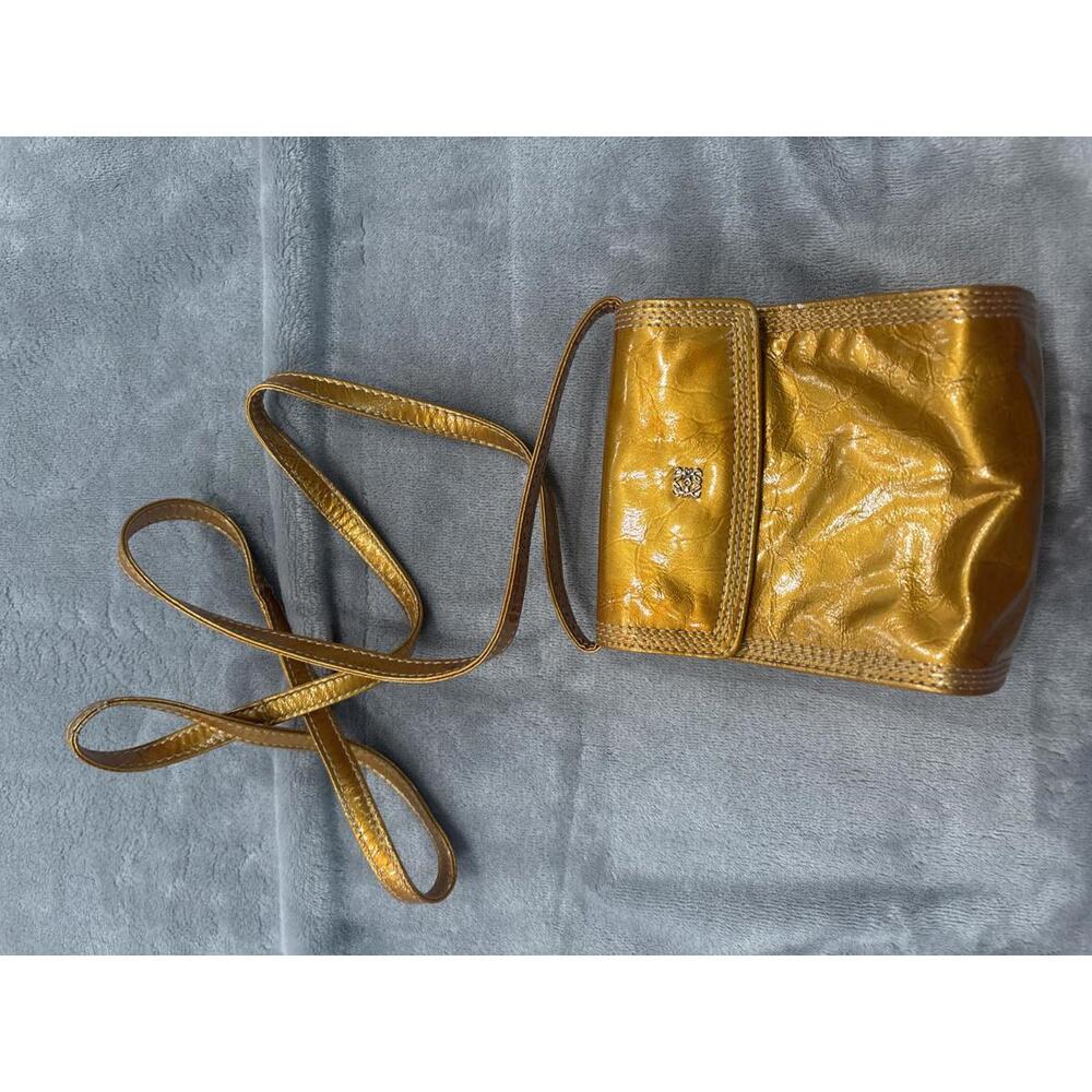 Loewe Mustard Yellow Leather Crossbody Bag